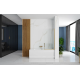 Нерухома шторка для ванни REA ELEGANT BRUSHED GOLD 80
