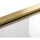 Нерухома шторка для ванни REA ELEGANT BRUSHED GOLD 80