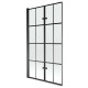 Складна шторка для ванни MEXEN CASTOR 2 BLACK MATT 100