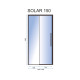 Душевые двери REA SOLAR BLACK 140 REA-K6359