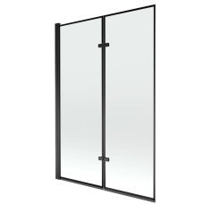 Складна шторка для ванни MEXEN CASTOR 1 BLACK MATT 120