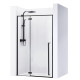 Душевые двери REA FARGO BLACK MATT 100 REA-K6330