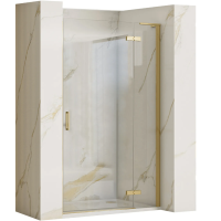 Душевые двери REA HUGO BRUSHED GOLD 80 REA-K8410