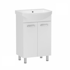Тумба з умивальником RJ SOFT-E 52,5х30,5х70 см біла
