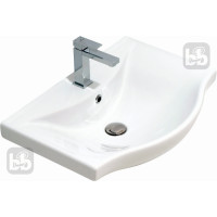 Умивальник керамічний RJ Tulip 55x46x18 RJFU081-0055WH