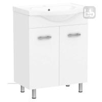 Тумба з умивальником RJ LOTUS-L 62х32,8х70см біла