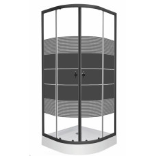 Душевая кабина RJ Black Tulip 90x90x194 с поддоном, арт. 90ВRZ081Linia