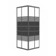Душевая кабина RJ Black VELUM 90х90х180 без поддона, арт. 90BRZ082Linia