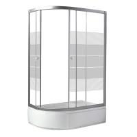 Душова кабіна RJ LUX 120х80х203 права, з пiддоном, арт. 120RZ100LiniaR