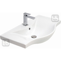 Умивальник керамічний RJ Tulip 75x46x18 RJFU081-0075WH