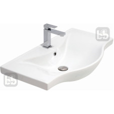 Умивальник керамічний RJ Tulip 75x46x18 RJFU081-0075WH