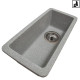 Мойка гранитная Romzha Mira U-160 Seda (42x20)