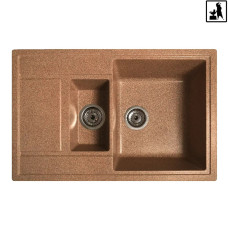 Мойка гранитная Romzha Jorum 78D Teracota (78x50)