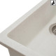 Мойка гранитная Romzha Mira U-160 Biela (42x20)