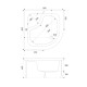 Душевой поддон Shower Cellesse SW-6010 90х90х45