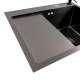 Мийка для кухні чорна Valeso Handmade PVD (58x48) R товщина 3,0/0,8