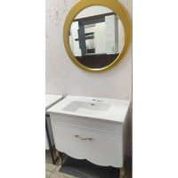 Тумба з умивальником Veronis Sofya 100 White-Silver 100х45х83