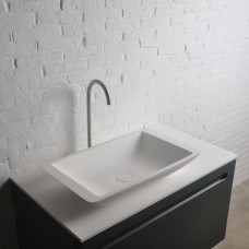Умивальник Volle 59,5*34,5*10,5см кам`яний Solid surface