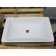 Умивальник Volle 59,5*34,5*10,5см кам`яний Solid surface