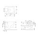 Унітаз підвісний Volle SOLO Rimless 51*35,5*33