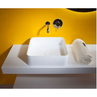 Умывальник Volle 40*40*12,5 каменный Solid surface
