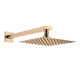Верхній душ Volle CASCADA R85 Ø300мм 250x250мм, cepillado bronce