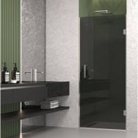 Душові двері WaveGlass Gloria 90x200 графіт 8мм