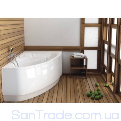 Ванна акриловая асимметричная Aquaform Helos Comfort (150x100) правая