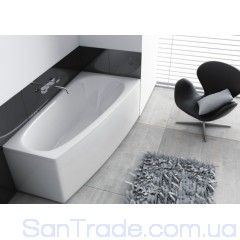 Ванна акриловая асимметричная Aquaform Simi (160x80) правая